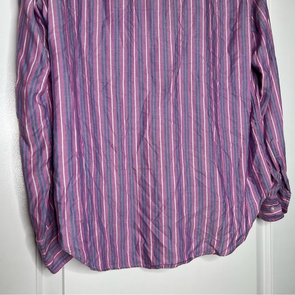 Frank and Eileen Eileen pink striped button down size XS - Picture 8 of 10